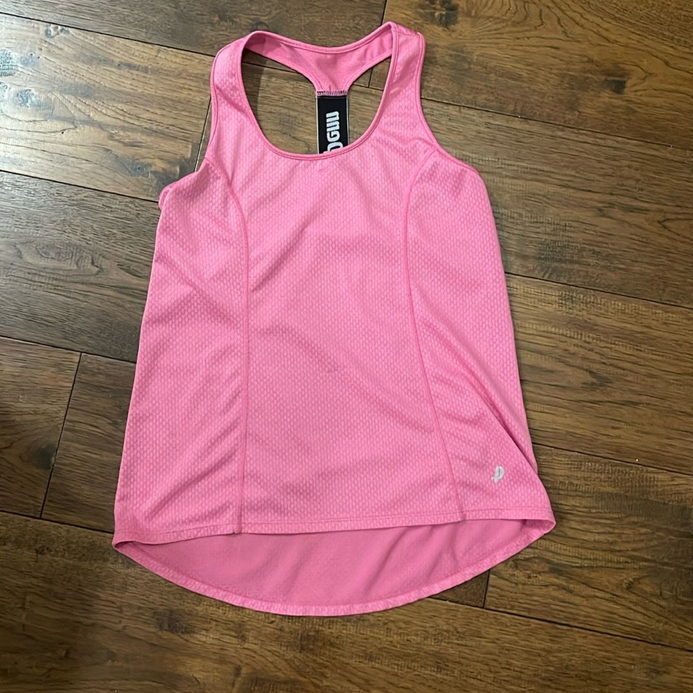 Pink Racertop workout shirt size small